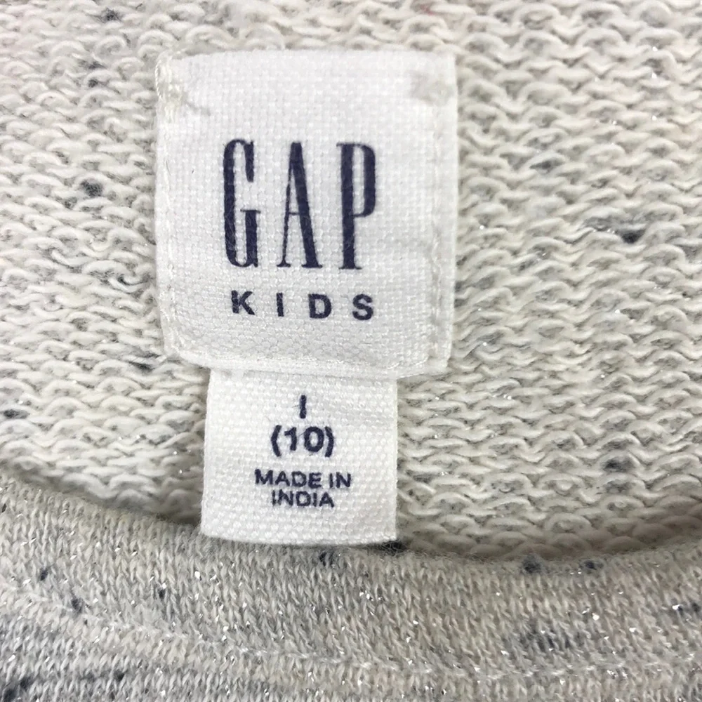 GAP Kids White Top w/Black Bottom Party Dress Sz10